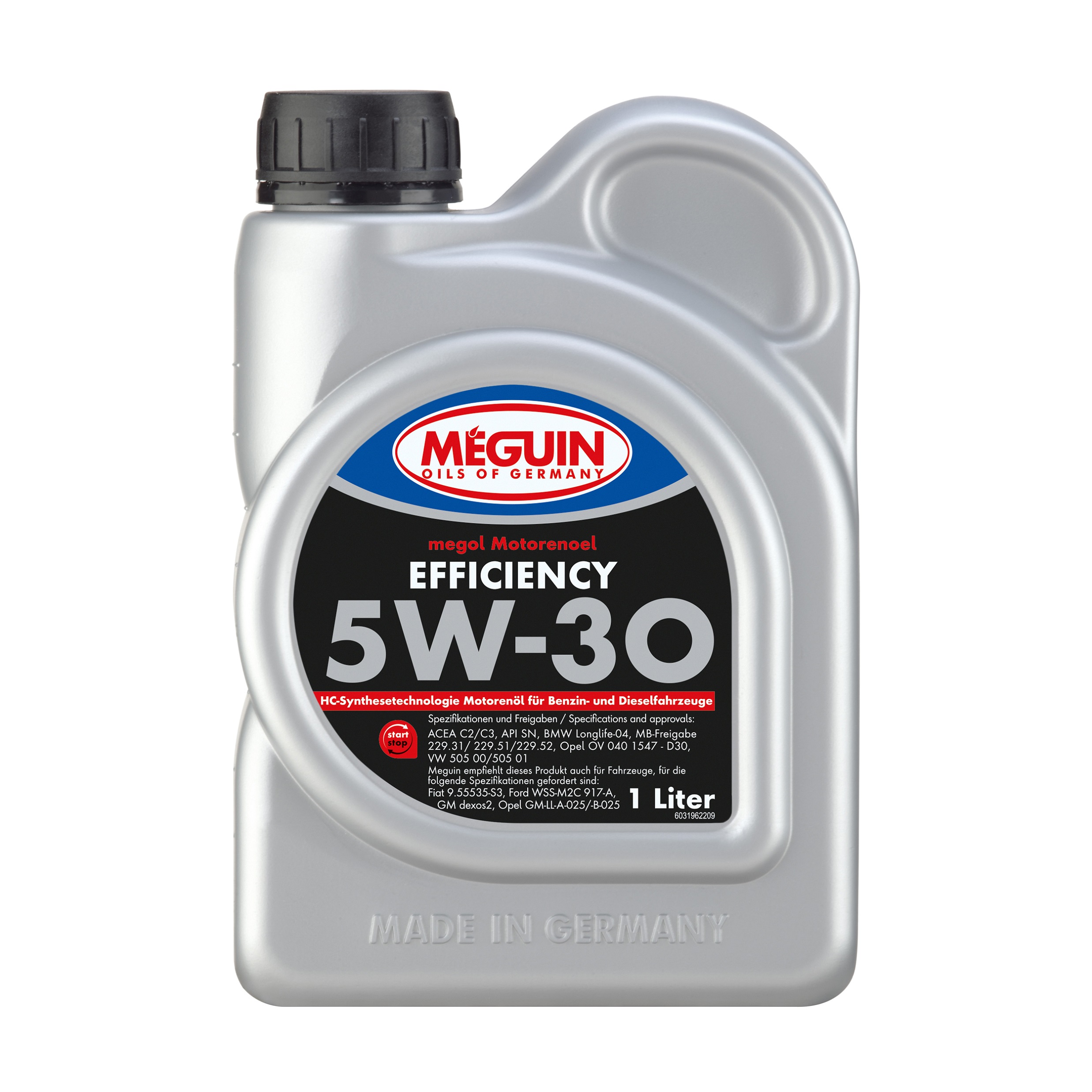 Олива моторна Meguin EFFICIENCY SAE 5W-30 1 л